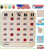 Reusable Woodgrain Bingo Cards - Mess-Free Sliding Windows - 25 Pack for... - $1,181.46 MXN