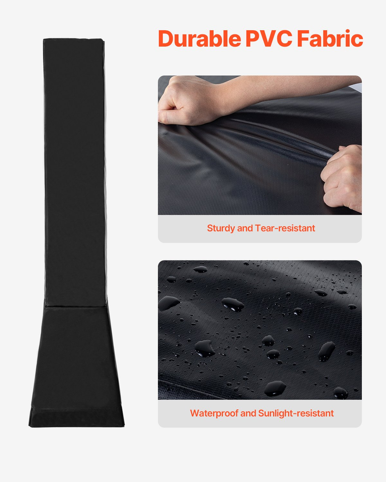 64&quot; Tall Basketball Pole Pad All-weather Durable Padding for 7&quot;x7&quot; Squar... - $134.59