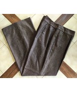 JONES NEW YORK COLLECTION Gold/Black Wool Blend Flare Leg Dress Pants (1... - $26.67 CAD