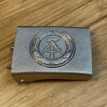 Vintage Unsigned Silver Tone Masons Masonic Belt Buckle KG JD - £15.53 GBP