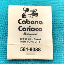 Cabana Carioca New York City Vintage Matchbook - $9.95