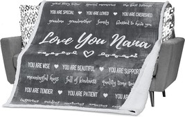 Happy Birthday Gifts For Nana, Nana Throw Blanket Filled With, And Nana Gifts. - £33.51 GBP