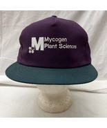 trucker hat baseball cap Vintage SnapBack Embroidered Mycogen Plant Science - $55.76 CAD