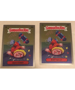 Hurt Curt Pat Splat Garbage Pail Kids  Lot Of 2 Chrome 2020 - $4.94