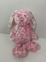 Mary Meyer Marshmallow Zoo Bubblegum Bunny leopard spots pink plush rabbit 10” - £23.35 GBP