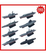 Collector&#39;s Set: 8 Military Model Warships - Easy Assembly &amp; Compact Size - $46.81 CAD