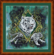 WHITE TIGER DIAMOND-pdf x stitch chart Original Artwork © Steven Michel ... - £9.43 GBP