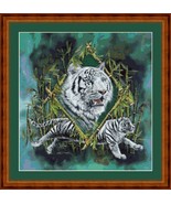 WHITE TIGER DIAMOND-pdf x stitch chart Original Artwork © Steven Michel ... - $12.00