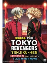 Tokyo Revengers: Tenjiku Arc Season 3 + Live Action Movie Anime DVD [Free Gift] - £18.02 GBP