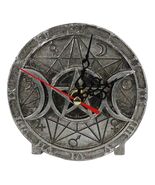 Ebros Wicca Triple Moon Goddess Witches Grimoire Symbols Analog Desktop ... - €29,16 EUR