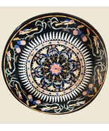 36&quot; black Marble Marble Inlay Table Top pietra Dura Home garden coffee t... - $2,400.00