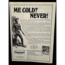 Damart Thermolactyl Print Ad Vintage 1982 Thermal Underwear Hunter Winter - £7.95 GBP