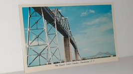 Cooper River Bridge Charleston SC Postcard South Carolina Giant&#39;s Roller Coaster - £3.95 GBP