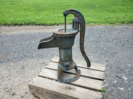 Vintage / Antique Cast Iron Water Pump good for Garden Decor  - $124.99