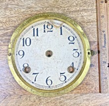 Antique Waterbury 8 Day Clock Movement Dial Pan (KD021) - $21.99