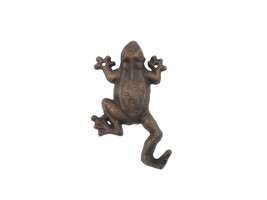 [Pack Of 2] Rustic Copper Cast Iron Frog Hook 6&quot;&quot; - £33.45 GBP