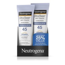 Neutrogena Ultra Sheer Dry-Touch Sunscreen SPF 45, 3 oz (Pack of 2) - £31.96 GBP