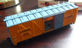 Vintage HO Scale Tyco Laramie LNP&amp;W 53412 Cattle Stock Car - $273.66 MXN