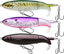 TRUSCEND Topwater Fishing Lures with BKK Hooks, Whopper Fishing Lures for - $34.70