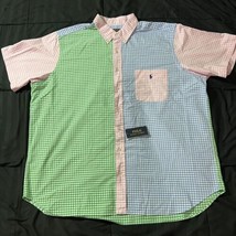 POLO Ralph Lauren Multicolor Gingham Print Short Sleeve Shirt Size 2XB NWT $125 - £65.94 GBP