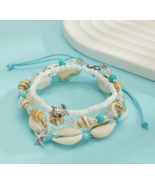 3pcs/Set Ocean Style Turtle Shell Star Beads Bracelet - $20.20 CAD