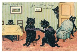 rp09478 - Louis Wain Cats - Fortune Telling - print 6x4 - $2.80