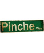 (Pinche) Snowang Decor Vintage Tin Signs Funny Street Metal, 4 X 16 Inches. - $41.59 CAD