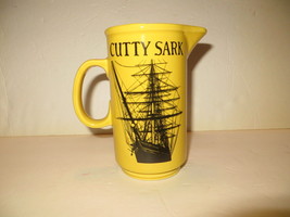 Vintage Cutty Sark Scots Whisky Yellow Ship Pitcher - $4.94