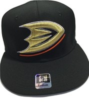 NHL Anaheim Mighty Ducks Men&#39;s Hat Cap, Small, Medium, Black - £8.74 GBP