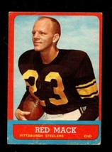 1963 Topps #125 Red Mack Fair Sp Steelers *X87624 - £14.48 GBP