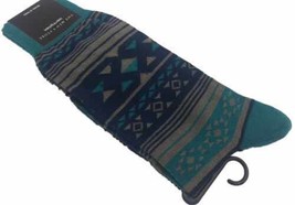 allbrand365 designer Aztec Teal Novelty Mens Socks Size One Size Color Teal - £12.49 GBP