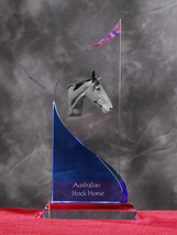 Australian Stock Horse- crystal statue in the likeness of the horse. - £51.90 GBP