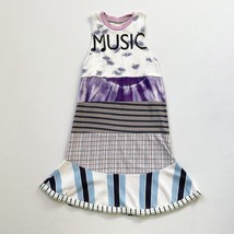 CourtneyCourtney Girls Dress 7/8 Sleeveless Twirl Twirly Skirt Music Handmade - £23.75 GBP