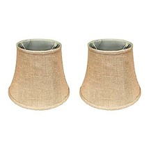 Royal Designs Modified Bell Lamp Shade, UNO Fitter, Burlap, 7.5 x 12 x 9.5, Set  - £76.69 GBP