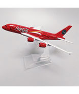 Red Air Coca-Cola A380 Airplane Model Airbus 380 Airways Air Plane Model... - £15.05 GBP