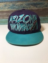 Arizona Diamondbacks New Era Snapback Hat Cap Mens Purple Teal Cooperstown - £17.57 GBP