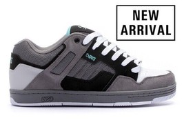 Mens DVS Enduro 125 Skate Shoe Charcoal Black Turquoise  - £47.25 GBP