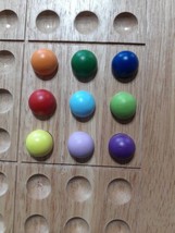 Colorku Wooden Balls Sudoku Puzzle Replacement Pieces - 1 set of all 9 Colors - £4.55 GBP