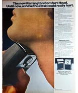 REMINGTON - COMFOR HEAD SHAVER - 1972 Vintage Print Ad - $9.56