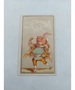 Victorian Advertising Trade Card Foul Little Man Humbug?  Big Nose - $20.35 CAD