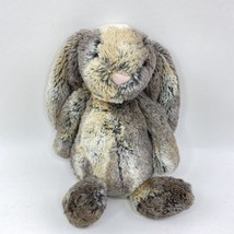 JellyCat Woodland Bashful Bunny Plush Stuffed Animal Toy Grey Brown Rabbit 12&quot; - £12.68 GBP