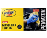 Pennzoil 30 Count Microfiber Towels 12x12in For Automotive Car Washing Gray - $37.99
