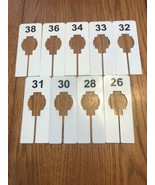 Clothing Rack Rectangular Size Divider Women&#39;s Assortment Hanger Retail ... - €24,35 EUR