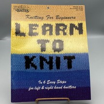Vintage Knitting Patterns and Instructions, Learn to Knit for Beginners - $28.06