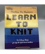 Vintage Knitting Patterns and Instructions, Learn to Knit for Beginners - $28.06