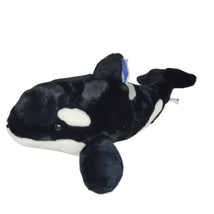 Sea World Plush Orca Killer Whale Stuffed Animal Toy Shamu 19&quot; - £10.45 GBP