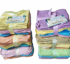 Set Of 2 Wash Clothes 9 Pack Assorted Colors ( 18 Washcloths Total ) - £17.89 GBP