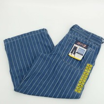 Seven7 Wide Leg Blue Striped Pants 8 - £12.30 GBP