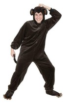 Unisex Brown Monkey Suit Adult X-LARGE Costume - New!! - £46.73 GBP