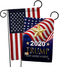 202Trump Keep America Great - Impressions Decorative USA Applique Garden Flags P - £24.66 GBP